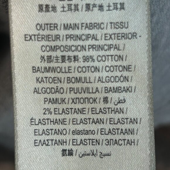 Burberry Brit Gray Heart Print Stretch Cotton Pique Polo Shirt Size Small - Picture 4 of 8